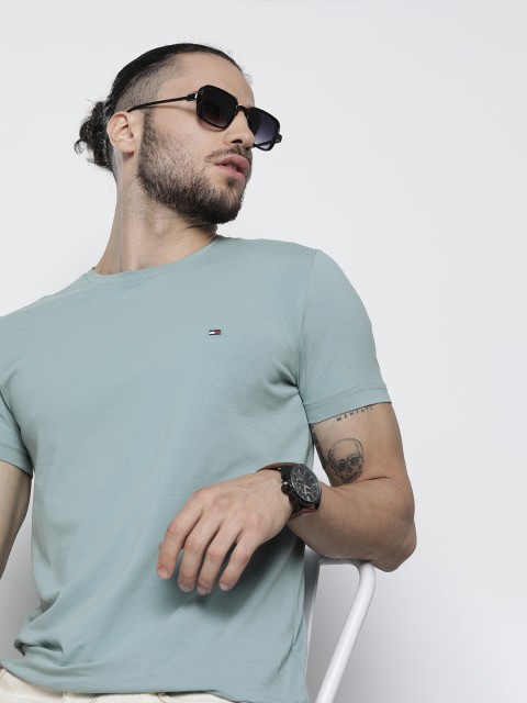 

Tommy Hilfiger Men Blue Slim Fit T-shirt