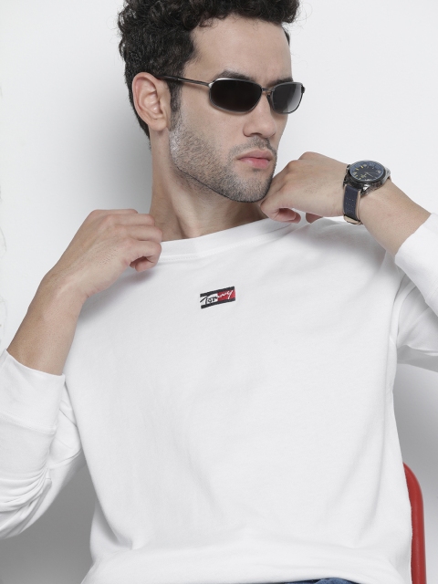 

Tommy Hilfiger Men White Organic Cotton T-shirt