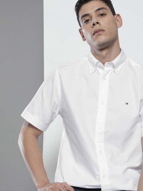 

Tommy Hilfiger Men White Casual Shirt