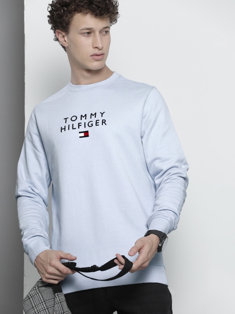 

Tommy Hilfiger Men Blue Organic Cotton Sweatshirt