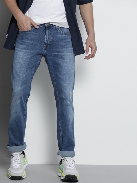 

Tommy Hilfiger Men Blue Slim Fit Mid-Rise Heavy Fade Jeans