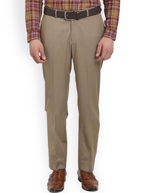 

Blackberrys Beige Relaxed Straight Leg Fit Formal Trousers