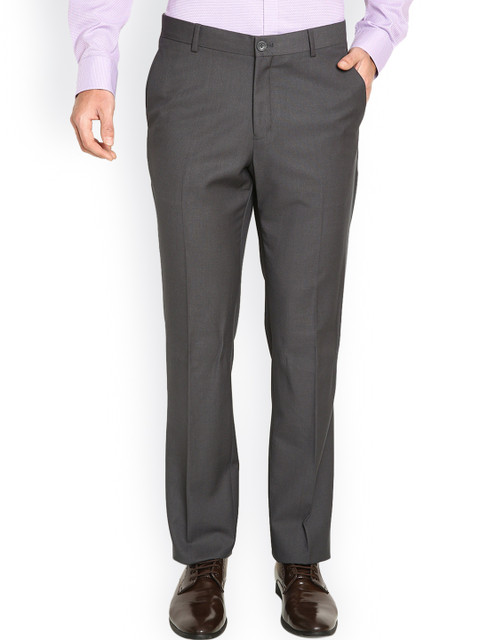 

Blackberrys Grey Relaxed Straight Leg Fit Formal Trousers