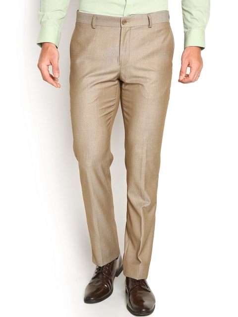 

Blackberrys Beige Skinny Fit Formal Trousers