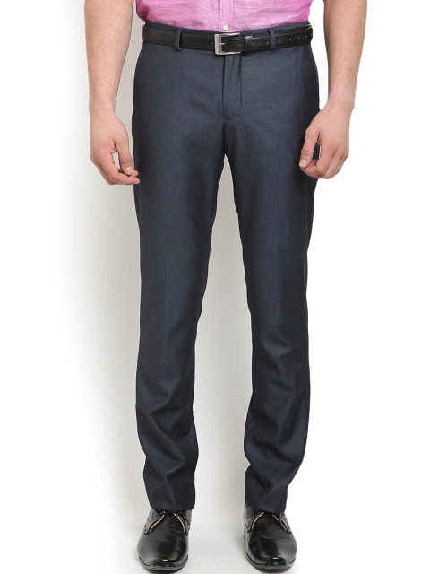 

Blackberrys Navy Skinny Fit Formal Trousers, Navy blue