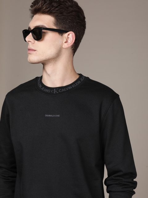 

Calvin Klein Jeans Men Black & Grey Printed Sweatshirt