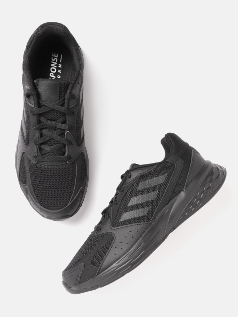 

Adidas Men Core Black Woven Design Response Running Shoes