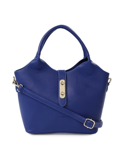 

CORSICA Blue Handbag with Pouch
