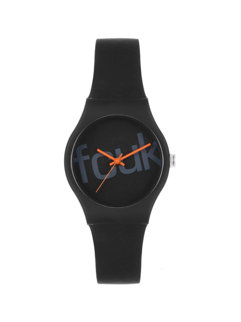 

FCUK Adult Black Printed Dial & Black Straps Analogue Watch