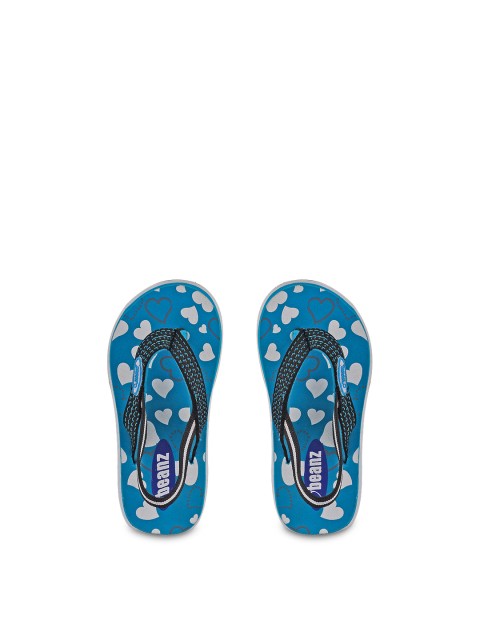 

Beanz Girls Blue Printed Flip Flops