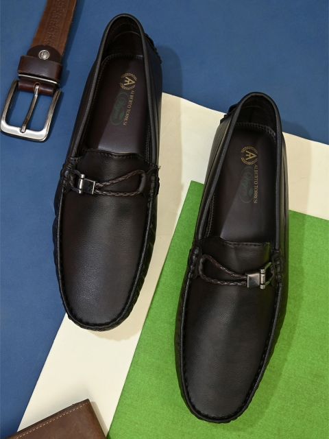 

Alberto Torresi Men Brown Driving Shoes