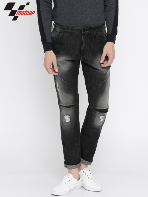 

Roadster Black Washed Slim Fit Stretchable Jeans