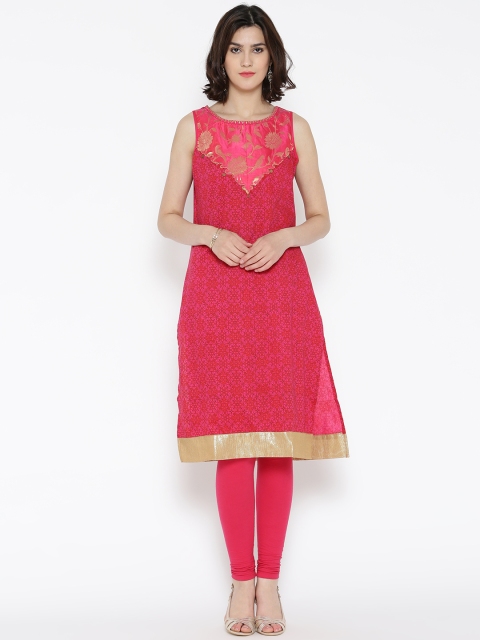 

RANGMANCH BY PANTALOONS Women Pink Printed Kurta