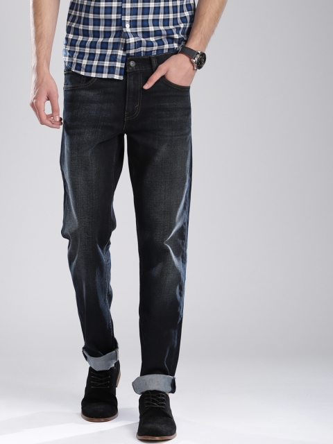 

Levis Men Navy Blue 511 Slim Fit Low-Rise Jeans