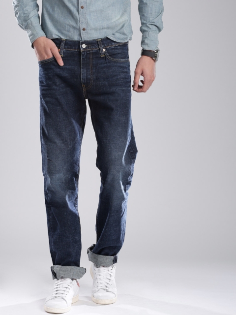 

Levis Men Blue 513 Slim Fit Low-Rise Stretchable Jeans
