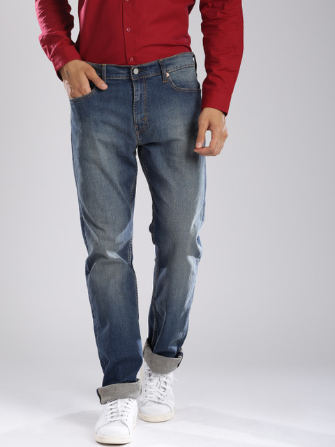 

Levis Men Blue 513 Slim Straight Low Rise Stretchable Jeans