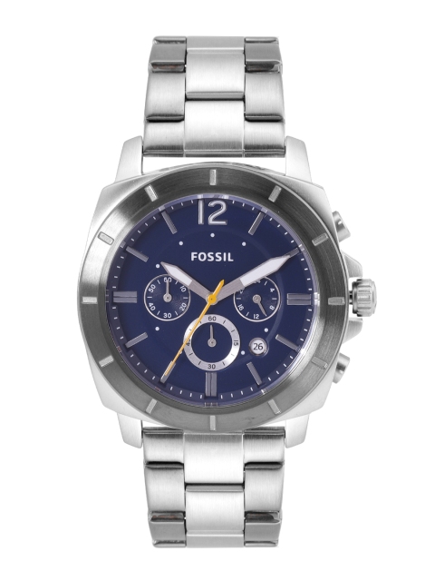 

Fossil Men Navy Blue Analogue Privateer Sport Chronograph Watch BQ2464