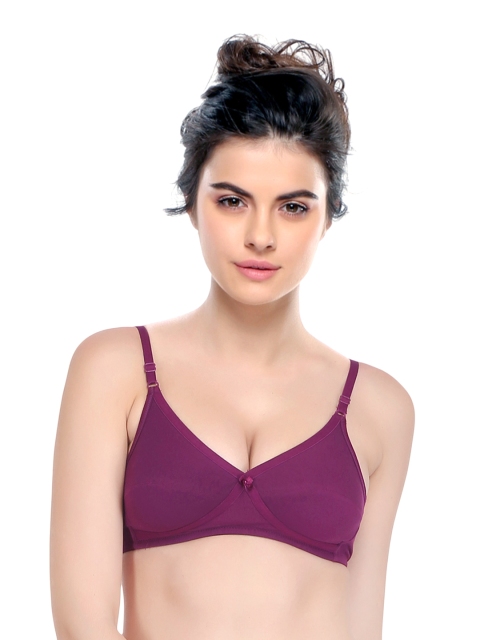 

Clovia Purple Medium-Coverage Bra BR0617P15