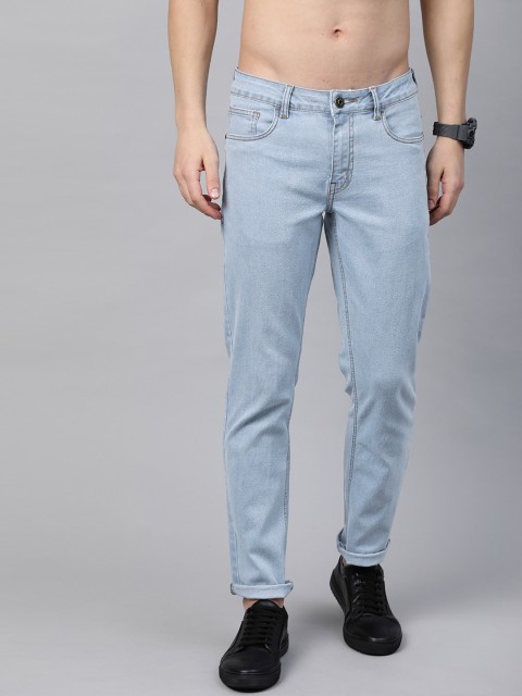 

Roadster Men Blue Solid Regular Fit Mid-Rise Stretchable Jeans