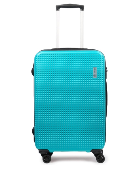 

NOVEX Green Solid Hard-Sided Trolley Suitcase