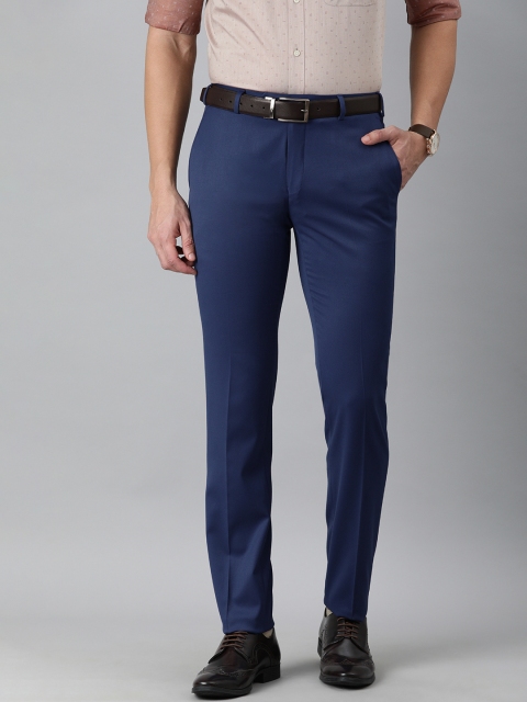 

Raymond Men Blue Slim Fit Formal Trousers