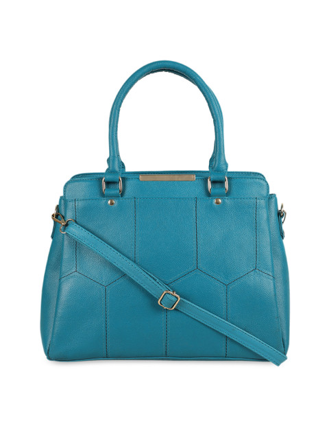 

SASSAFRAS Turquoise Blue Structured Handheld Bag
