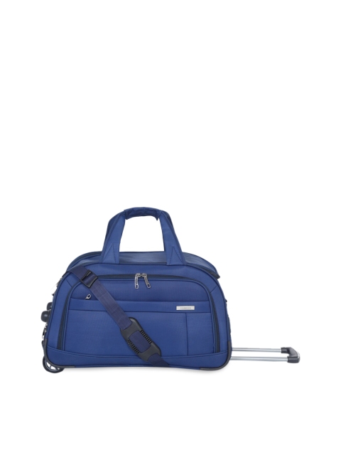 

Teakwood Leathers Adult Blue Soft-Sided Large Duffel Trolley Bag