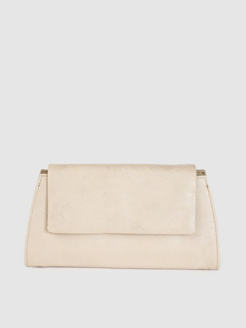 

Baggit Women Gold-Toned Textured Three Fold Wallet