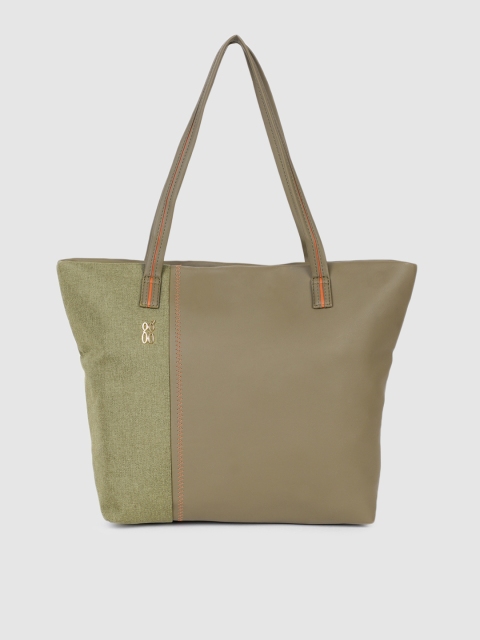 

Baggit Green Colourblocked LXE QUETA E DIEGO Shoulder Bag