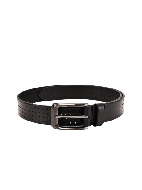 

BuckleUp Men Black Leather Formal Belt