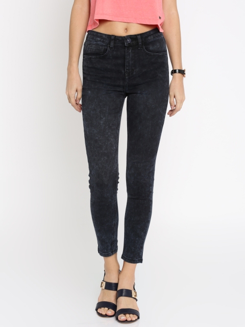 

Deal Jeans Women Blue Skinny Fit High-Rise Clean Look Jeans