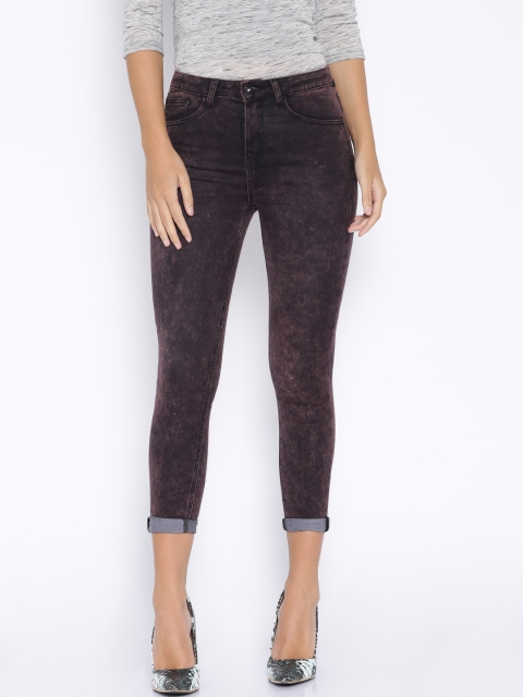 

Deal Jeans Women Magenta Regular Fit Mid-Rise Clean Look Jeans