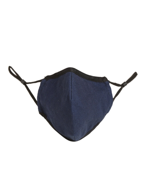 

RASHKI Unisex Blue Solid Indigo Cotton Sustainable Cloth Mask