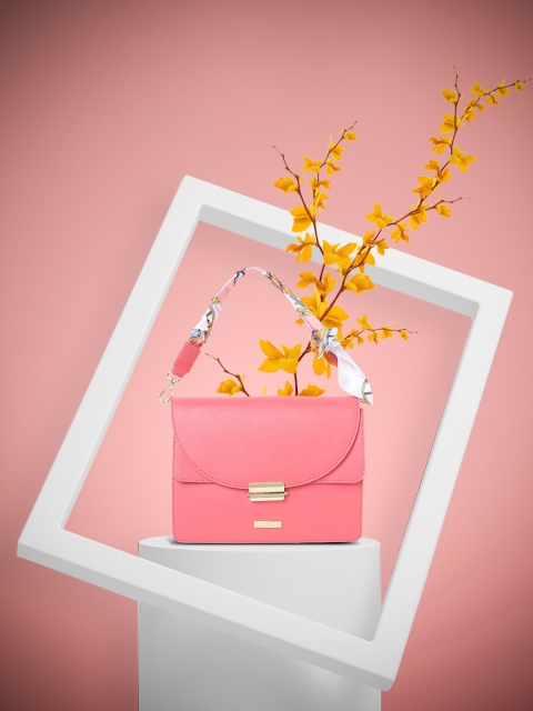 

CODE by Lifestyle Pink Structured Satchel