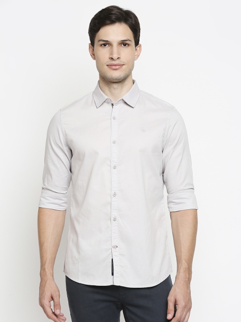 

Being Human Men Grey Slim Fit Casual Shirt