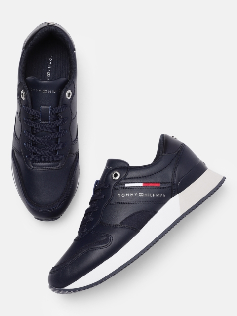 

Tommy Hilfiger Women Navy Blue ACTIVE CITY Leather Sneakers