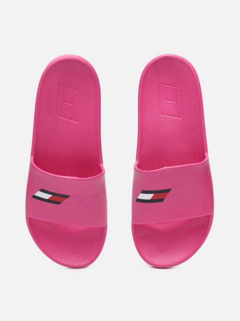 

Tommy Hilfiger Women Pink TS Pool 3 Brand Logo Sliders