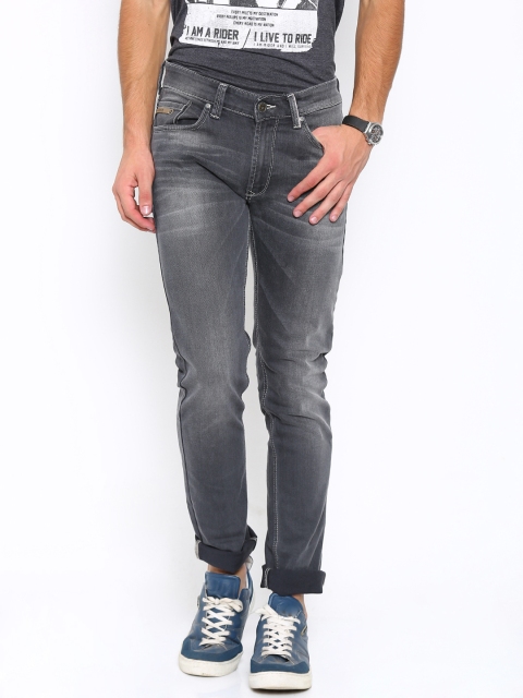 

SPYKAR Men Grey Slim Fit Low-Rise Stretchable Jeans