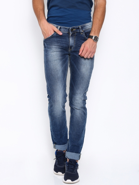 

SPYKAR Men Blue Skinny Fit Low-Rise Stretchable Jeans