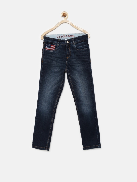 

U.S. Polo Assn. Kids Boys Blue Stretchable Jeans