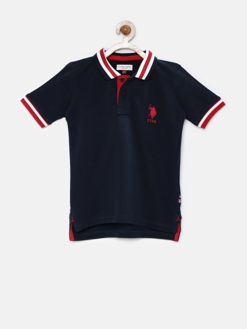 

U.S. Polo Assn. Kids Boys Navy Polo T-shirt, Navy blue