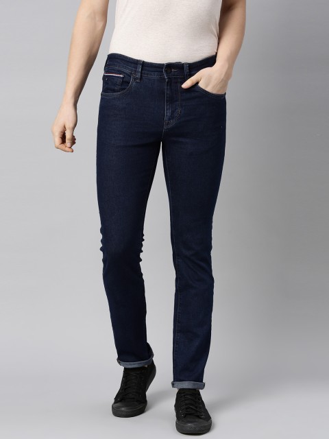 

U S Polo Assn Denim Co Men Navy Blue Regallo Slim Fit Stretchable Jeans
