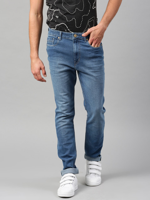 

HRX by Hrithik Roshan Men Blue Tapered Fit Stretchable Jeans