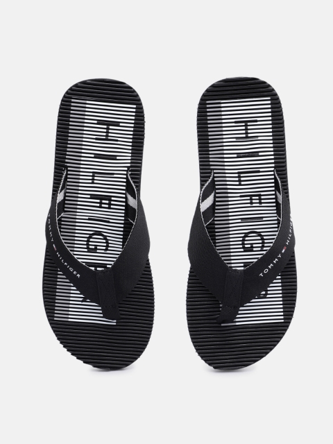 

Tommy Hilfiger Men Black Printed Massage Slip-Ons