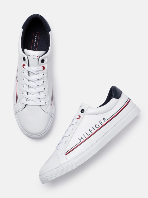 

Tommy Hilfiger Men White Printed Sneakers