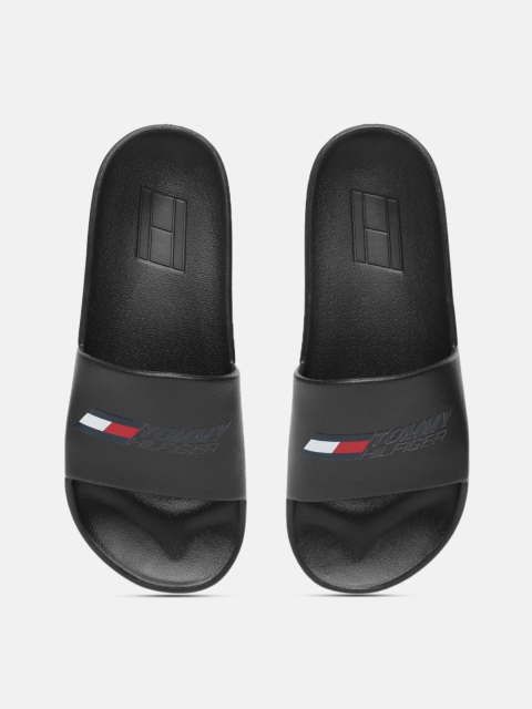 

Tommy Hilfiger Men Black TS POOL SLIDE 3 Sliders