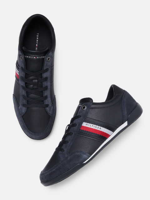 

Tommy Hilfiger Men Navy Blue CORPORATE Leather Sneakers