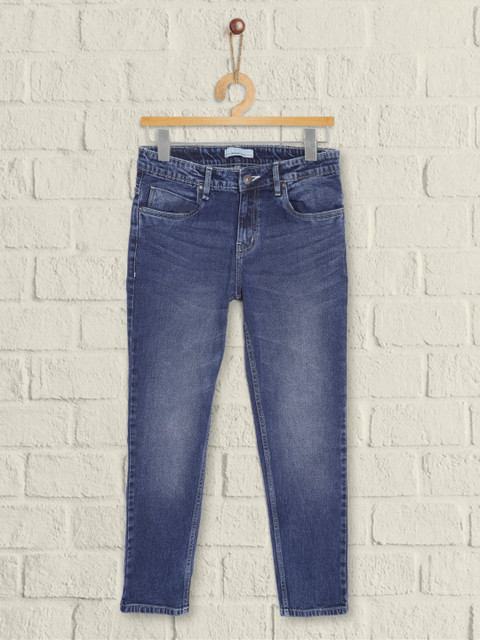 

UTH by Roadster Boys Blue Slim Fit Light Fade Clean Look Stretchable Jeans