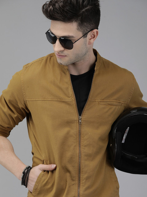 

Roadster Men Khaki Opaque Casual Shirt