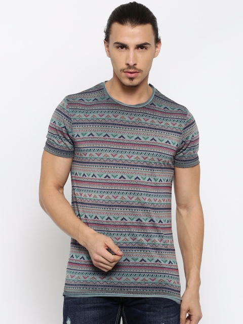 

Jack & Jones Men Multicolour Printed Round Neck T-Shirt, Multi